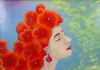 The Girl With The Fuchsia Earring