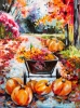 Pumpkins and flowers 2