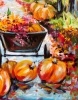 Pumpkins and flowers 2