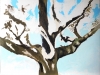 Cri de Coeur, Cry From the Heart, realistic painting of a tree