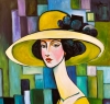 Lady in yellow