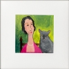 Four women and their pets