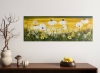 Yellow Orange Landscape with Daisies