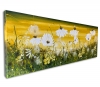 Yellow Orange Landscape with Daisies