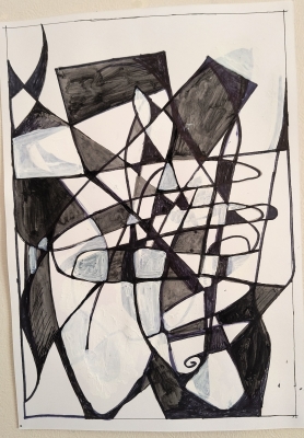 Composition in Black and white number 2