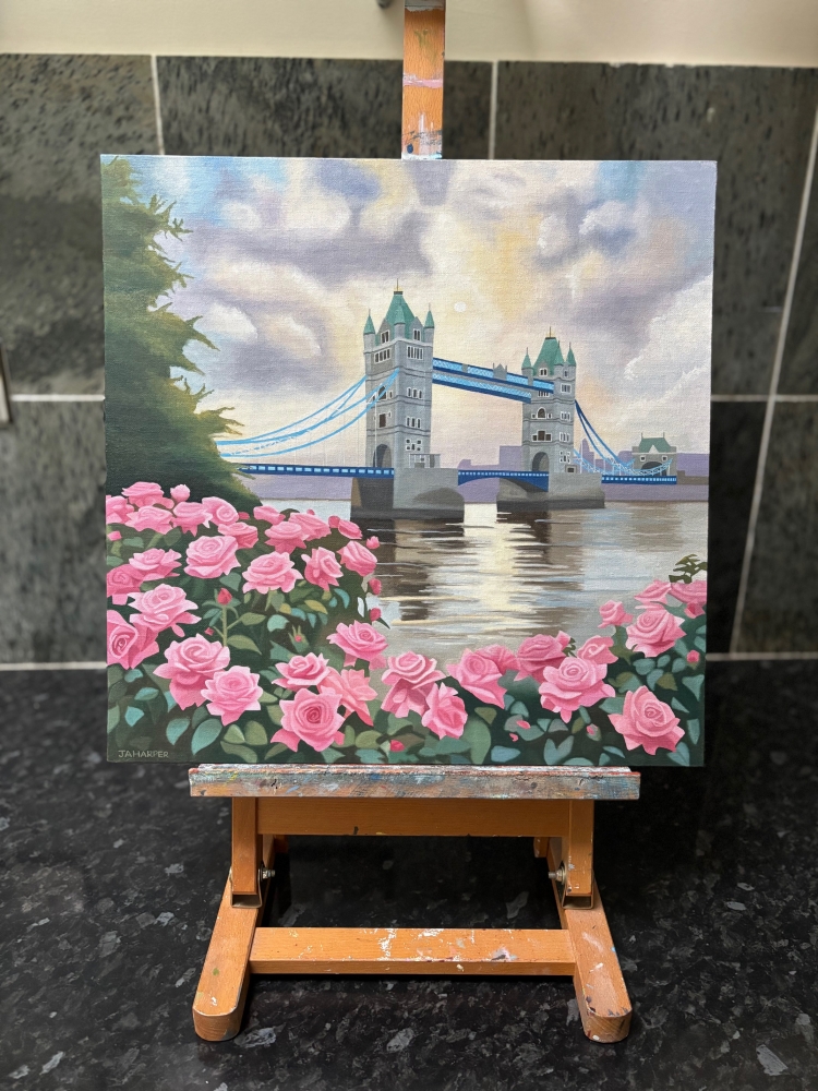 Tower Bridge With Roses