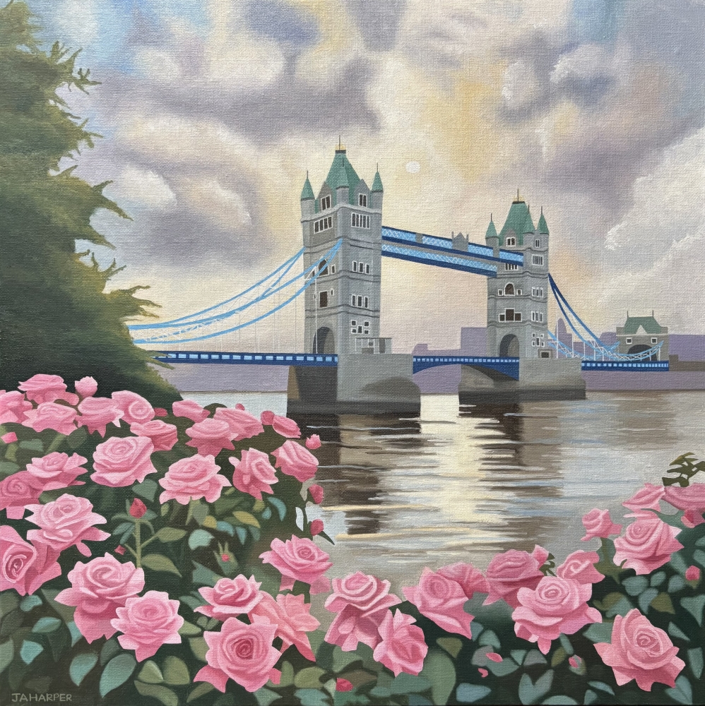 Tower Bridge With Roses