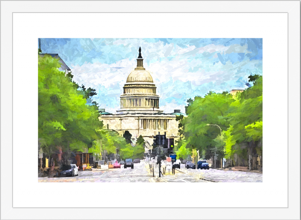 Capitol Hill - Art Print