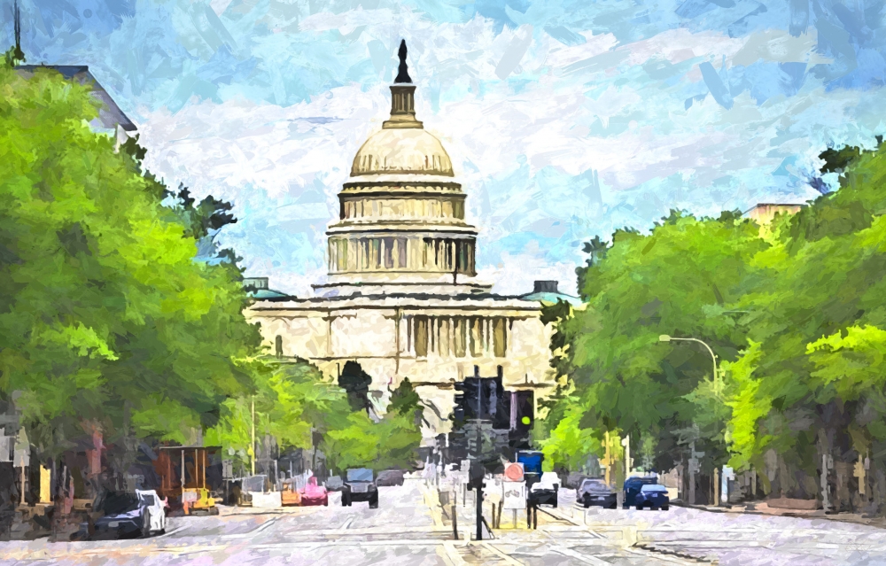 Capitol Hill - Art Print