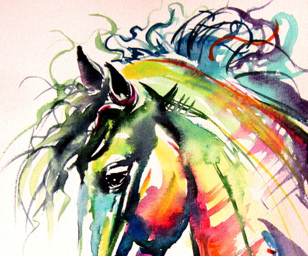 Colorful horse