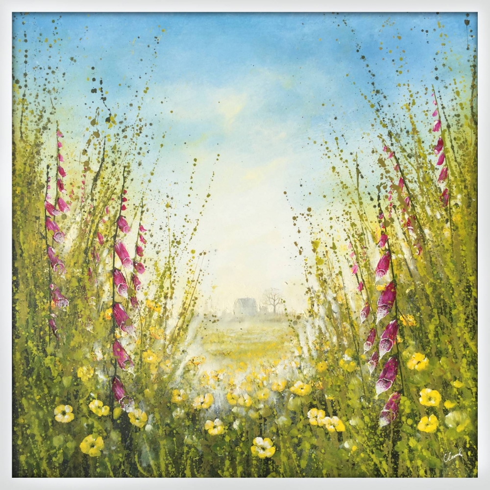 Cottage Garden Buttercups & Foxgloves