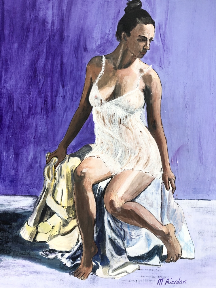 Seated Lady in Negligee