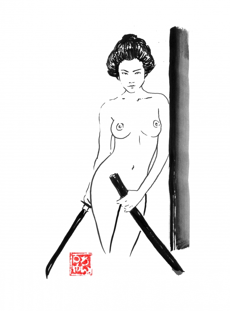 nude samurai geisha