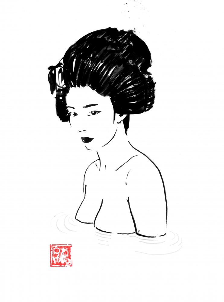 onsen woman