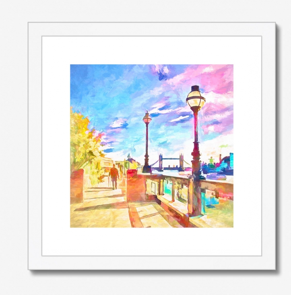 Riverside Walk - art print