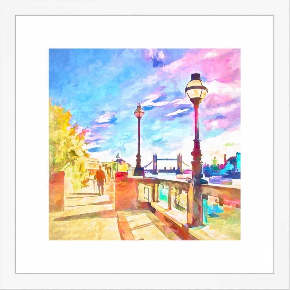 Riverside Walk - art print