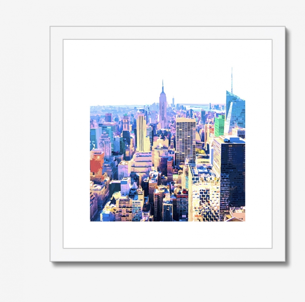 Manhattan Overview - Art Print