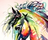 Colorful horse