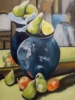 Vase and Fruit and Mirror