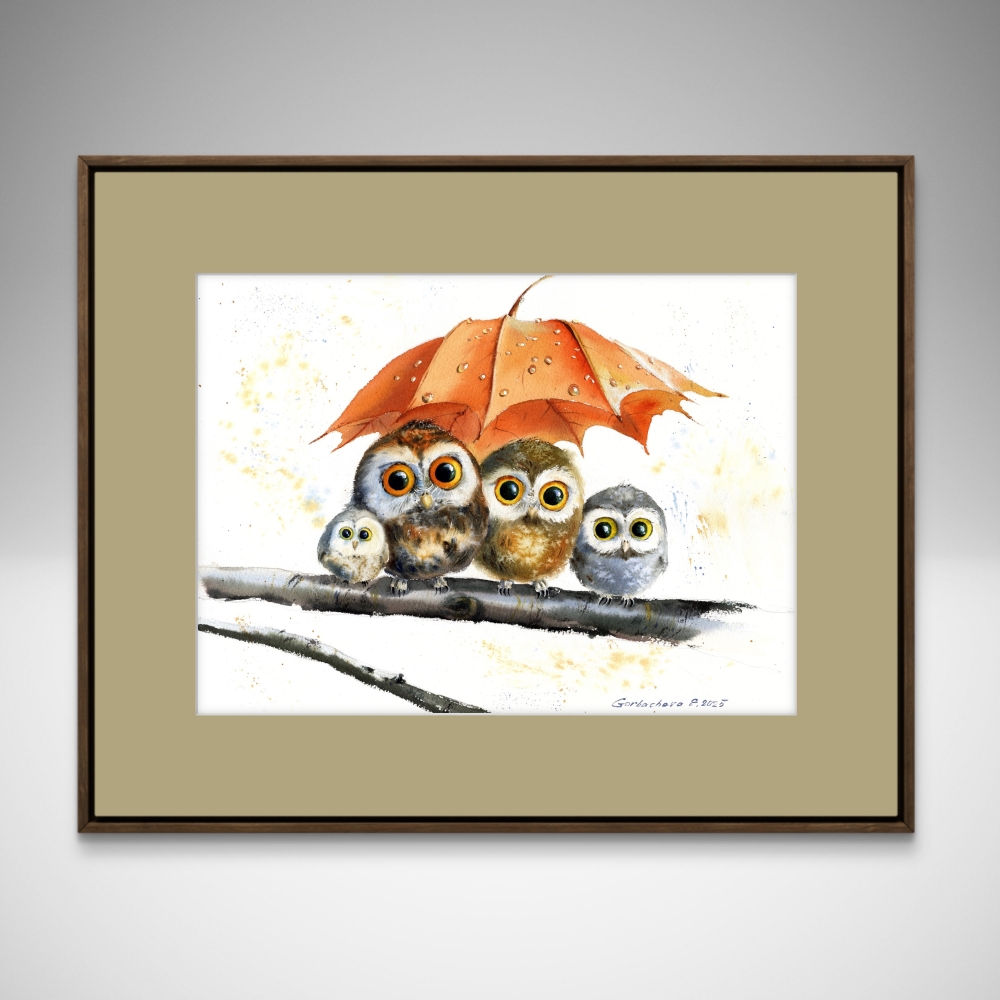 Owl Umbrella Haven
