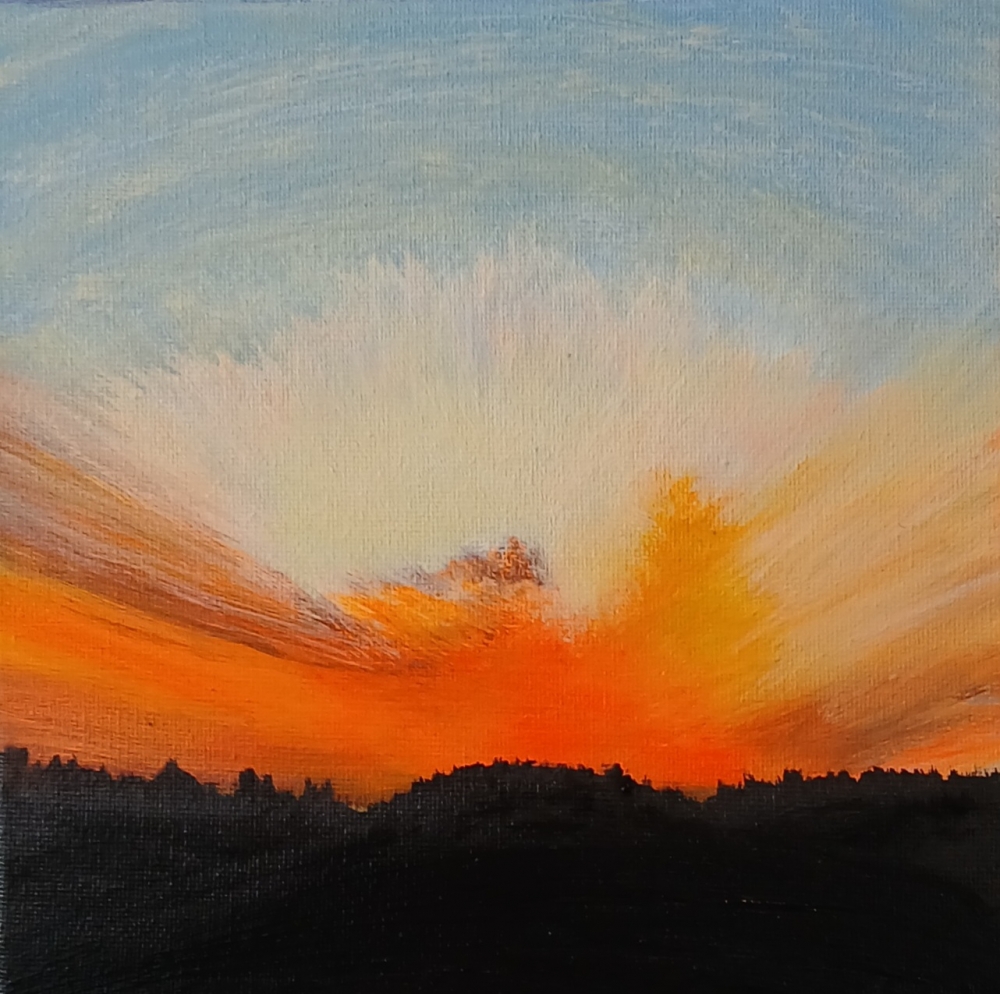 Sunset sky
