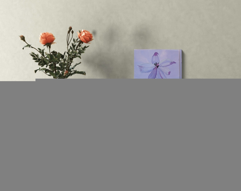 Lilac flower in a vase