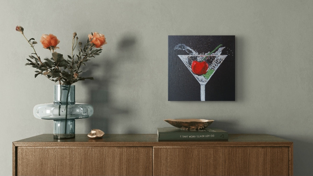 Cherry in a glass