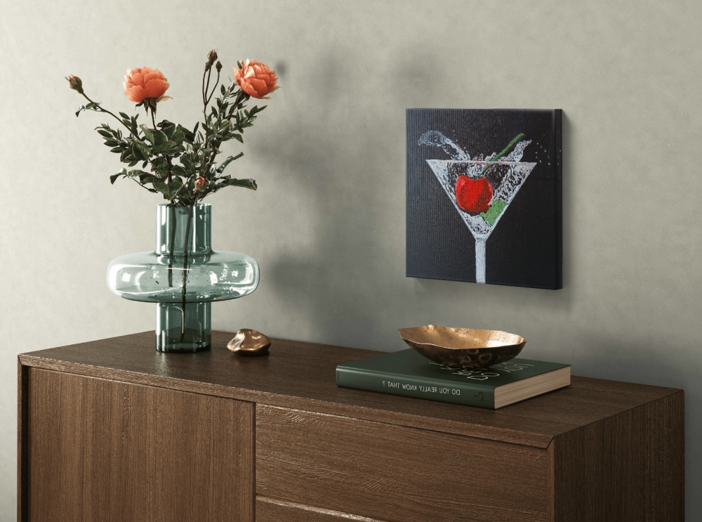 Cherry in a glass