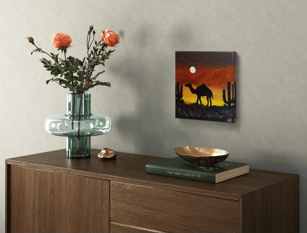 Camel in the desert