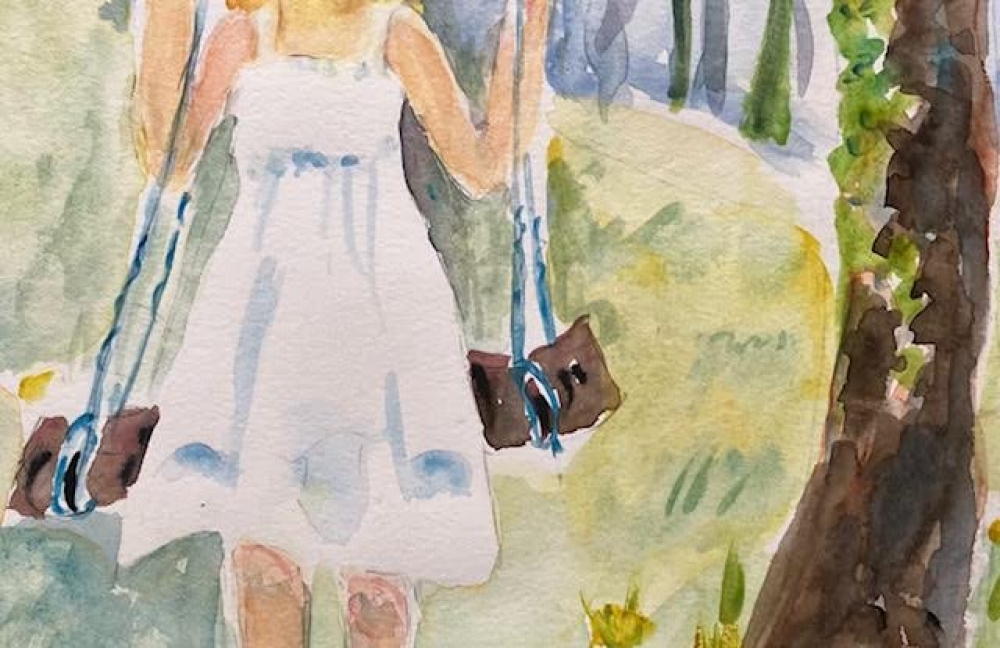 'Girl on Swing'