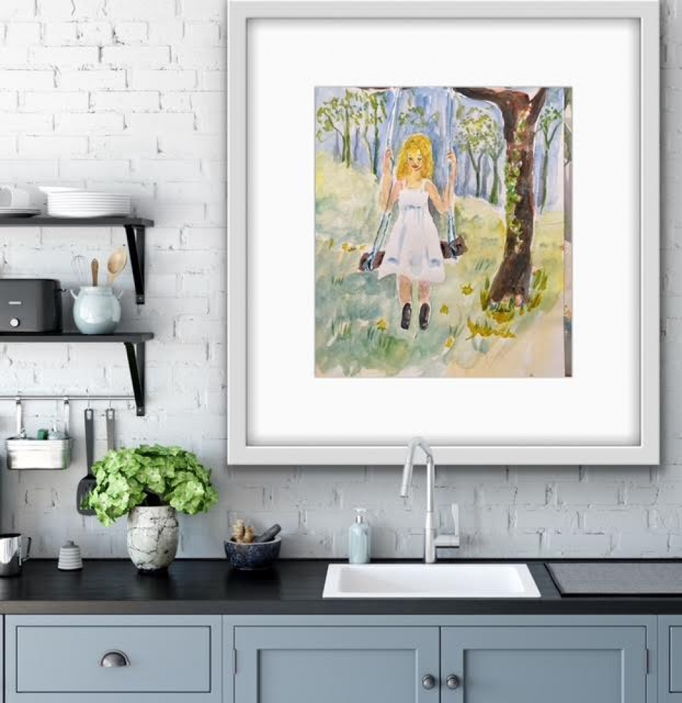 'Girl on Swing'