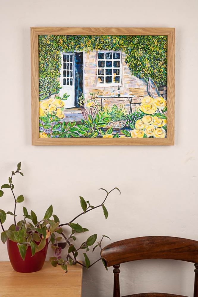 Wine O'clock in the Rose garden