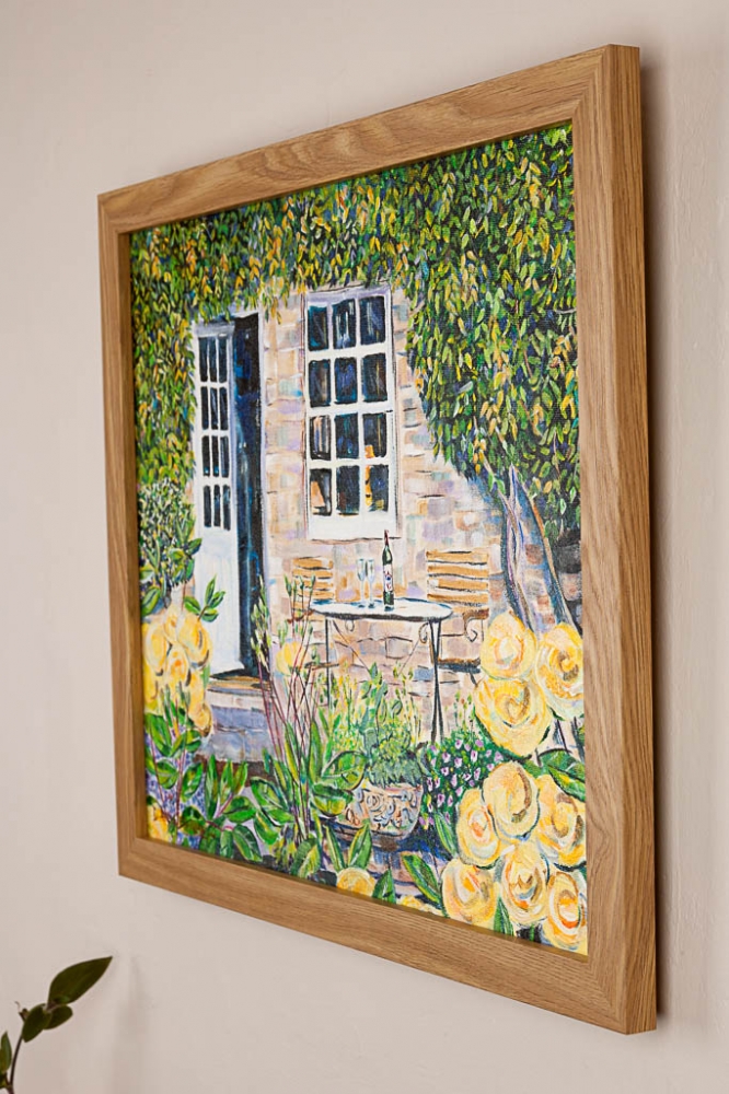 Wine O'clock in the Rose garden