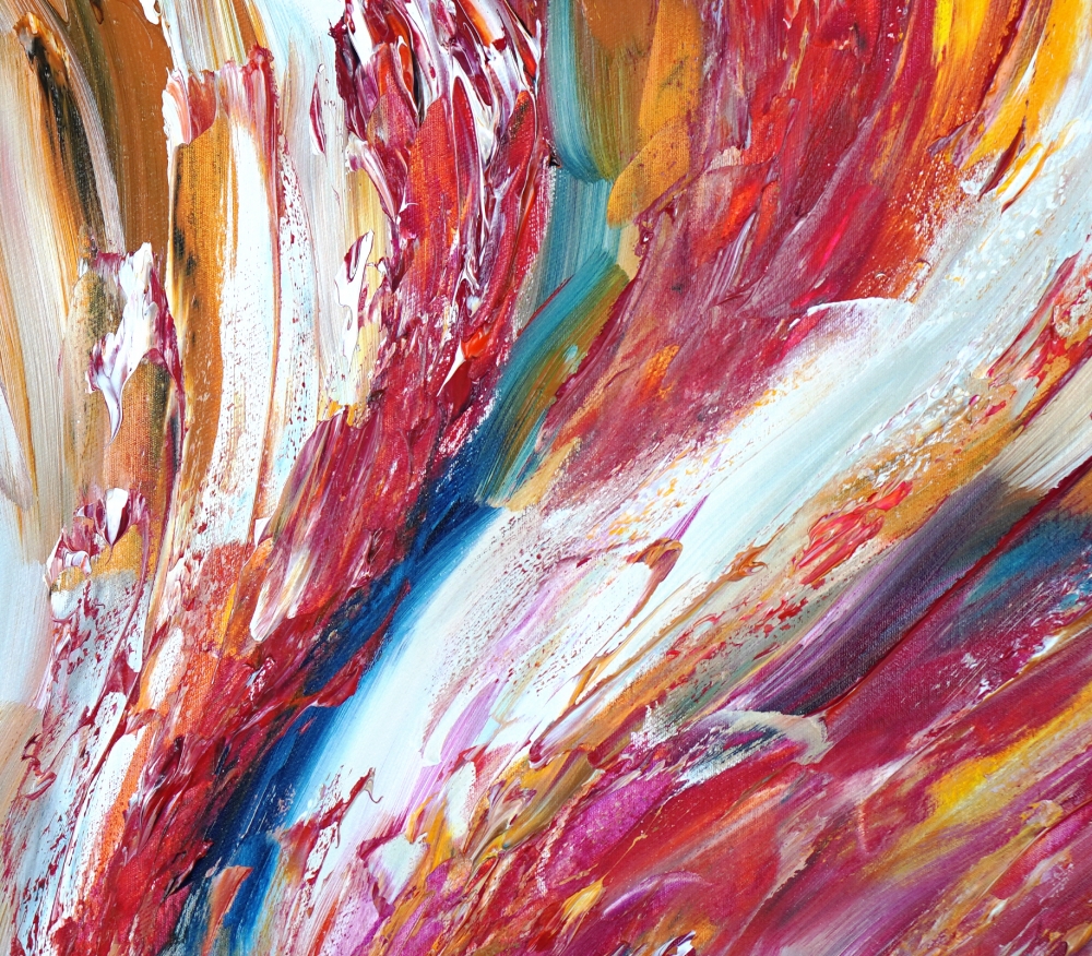 Yellow And Red Vibrations XL 1
