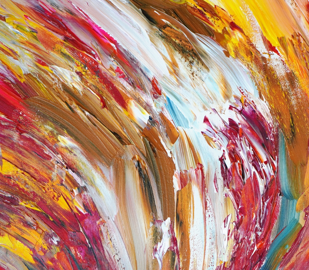 Yellow And Red Vibrations XL 1