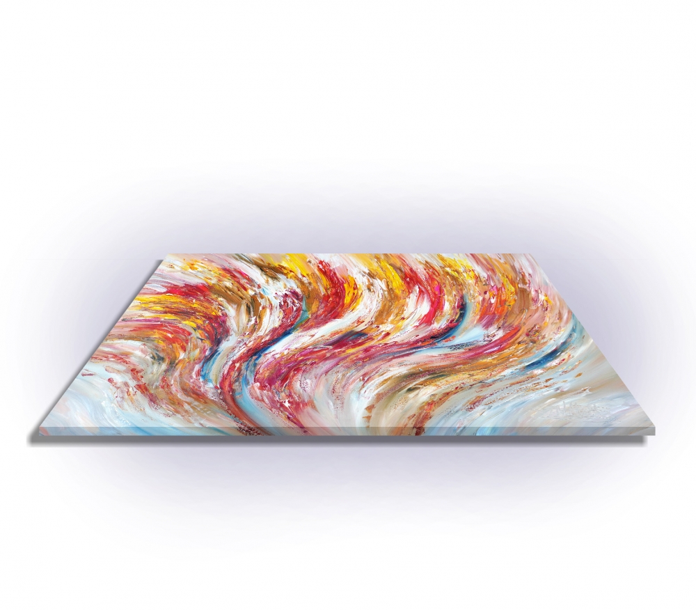 Yellow And Red Vibrations XL 1