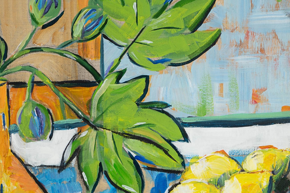 Still Life With Fig Leaves