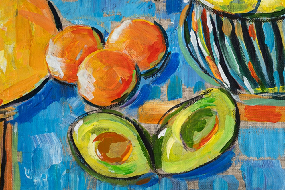 Still Life With Fig Leaves
