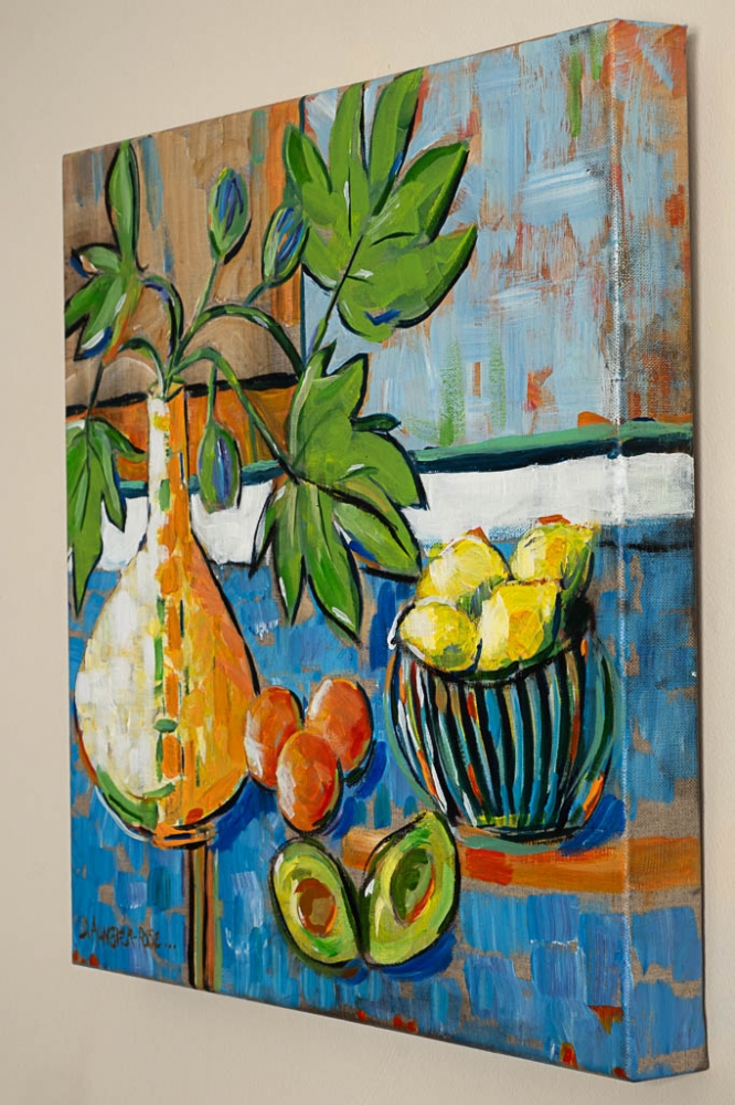Still Life With Fig Leaves