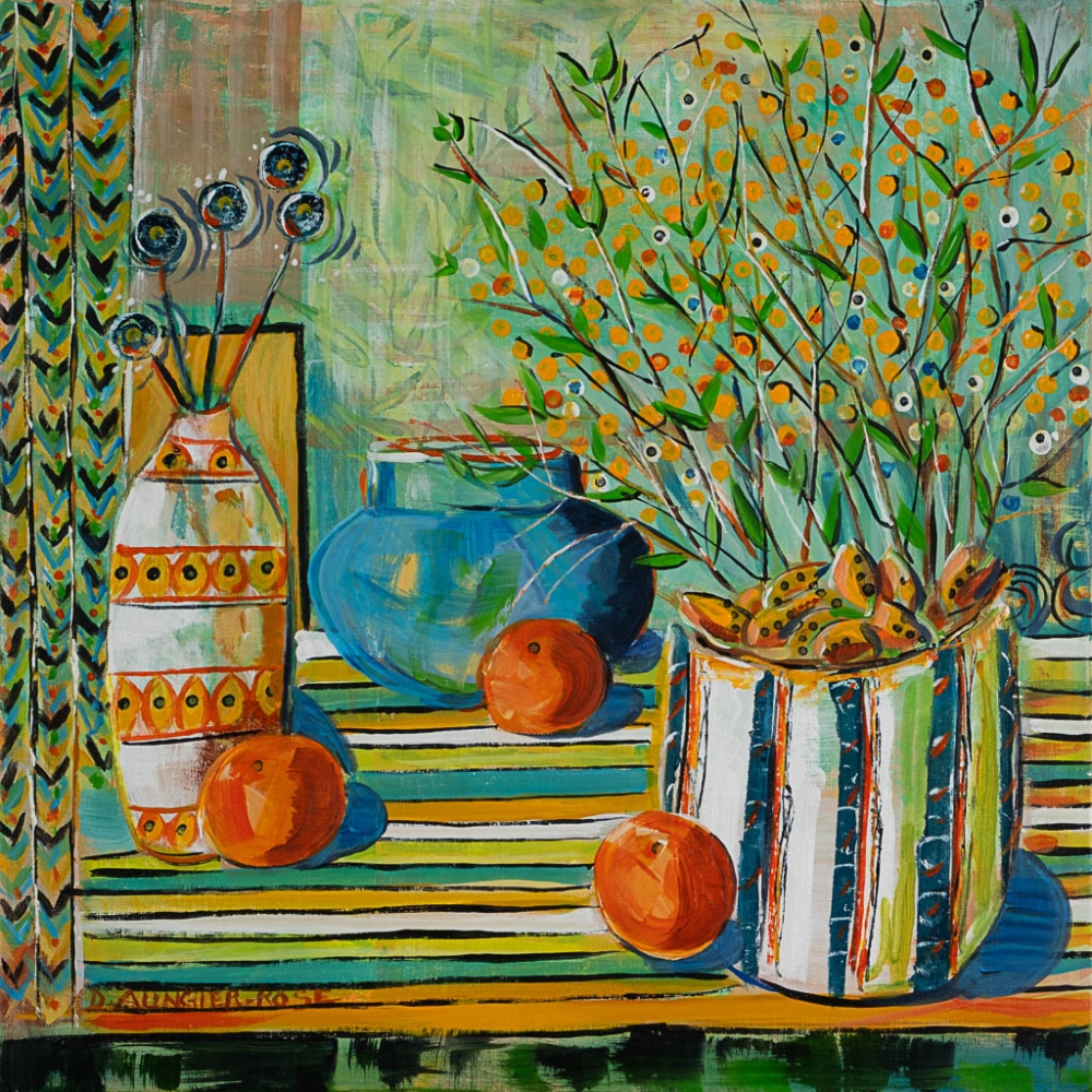 Still Life on Stripes