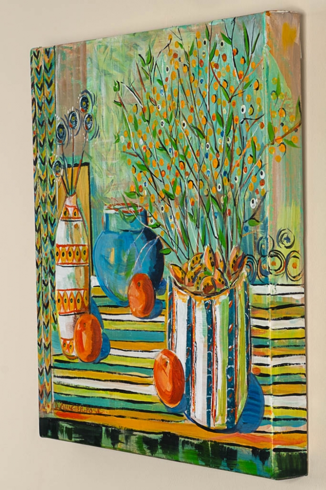 Still Life on Stripes