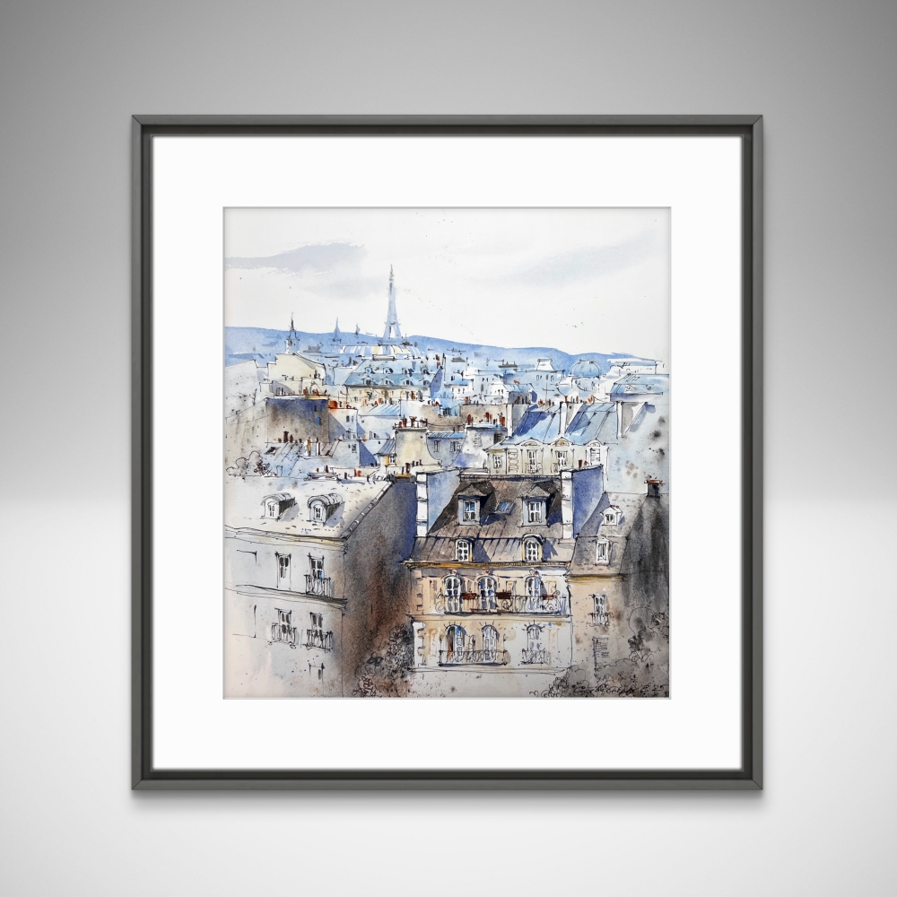 Blue hour of Paris
