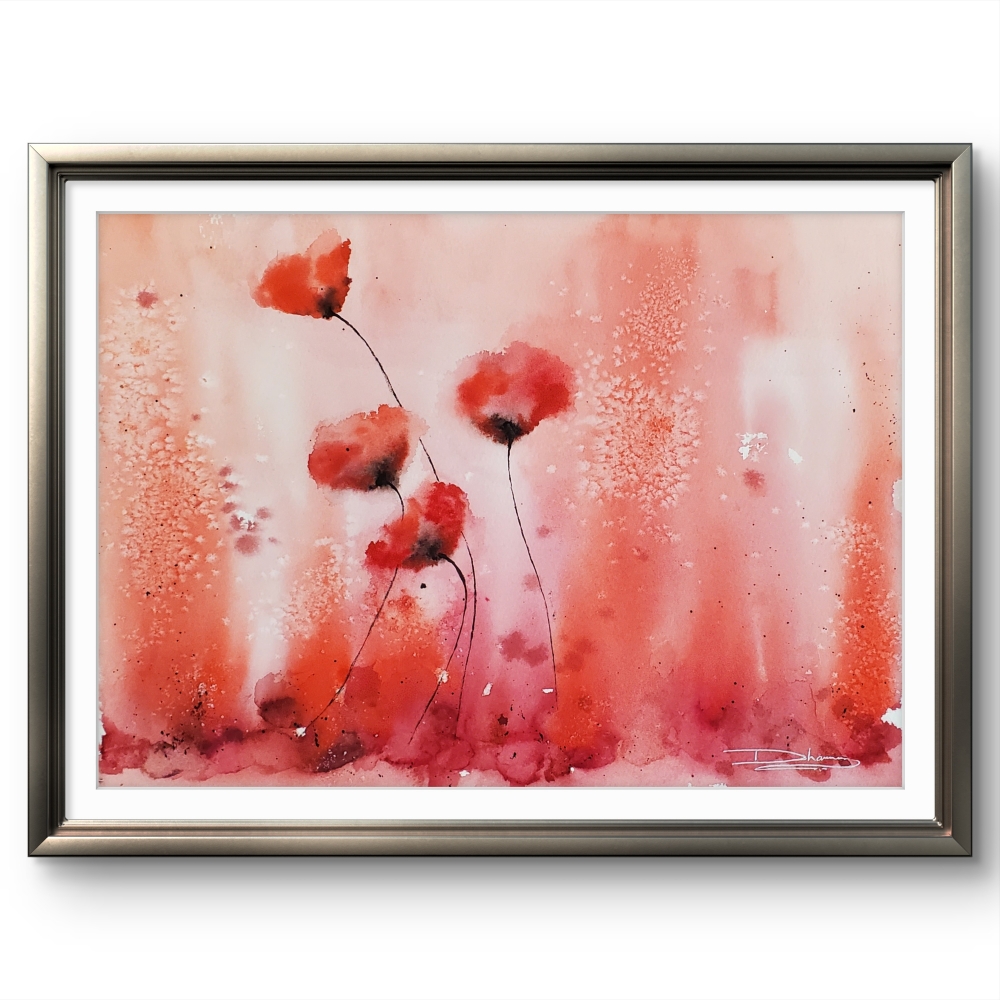 Poppies in the Mist
