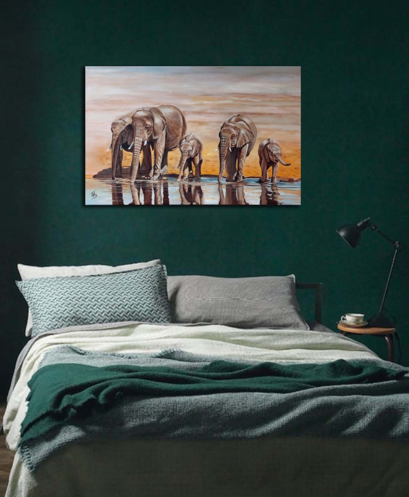 Elephants in the Desert