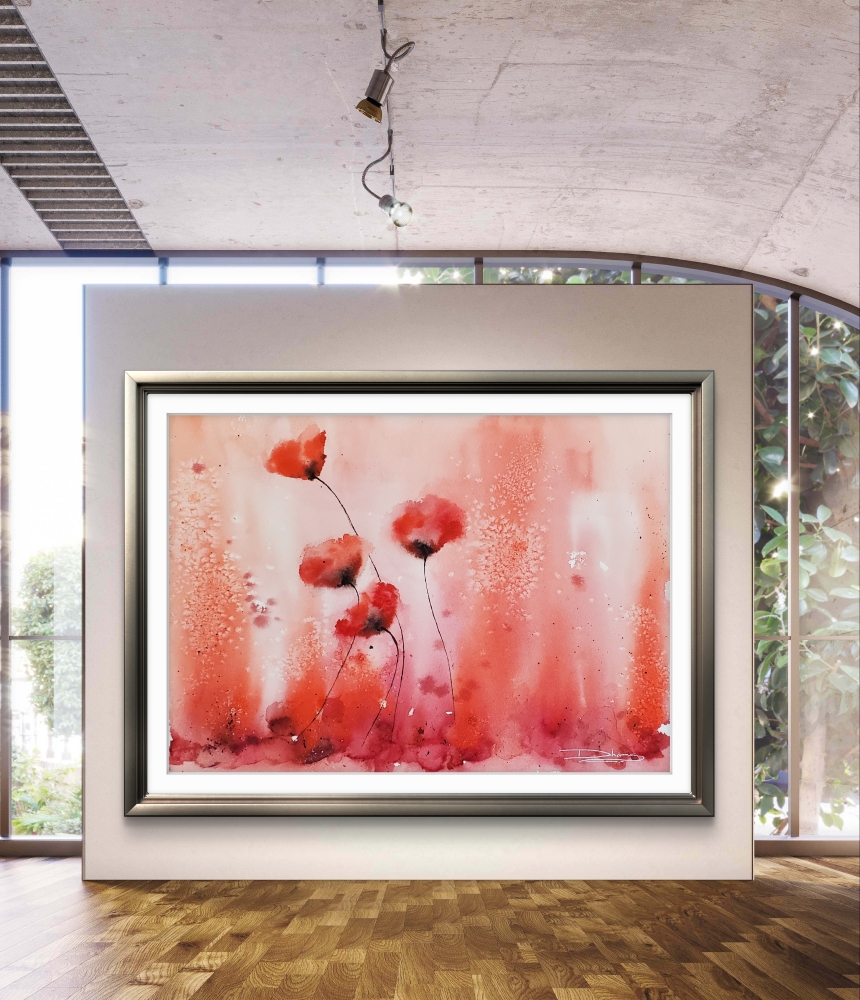 Poppies in the Mist