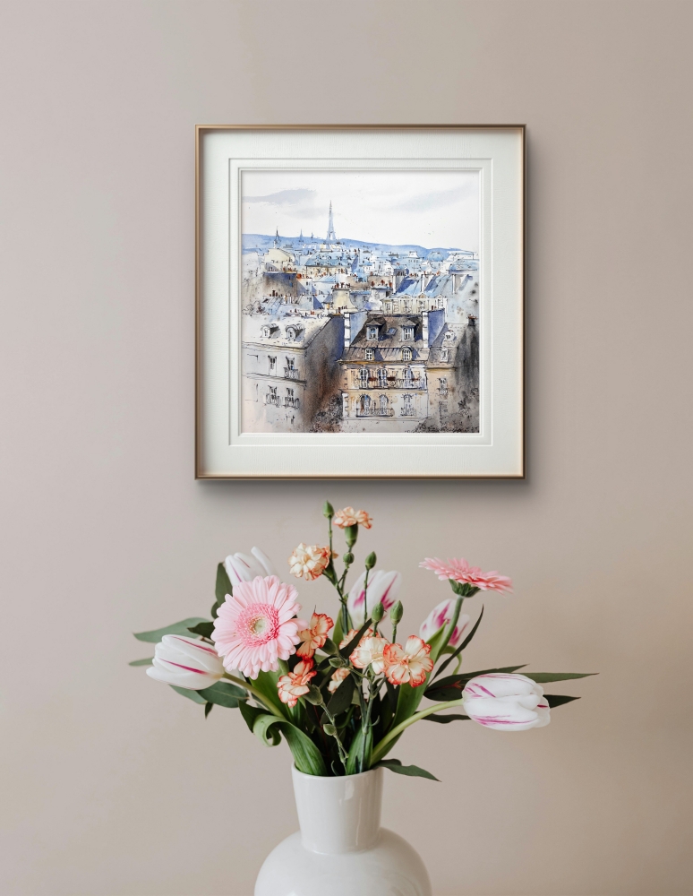 Blue hour of Paris