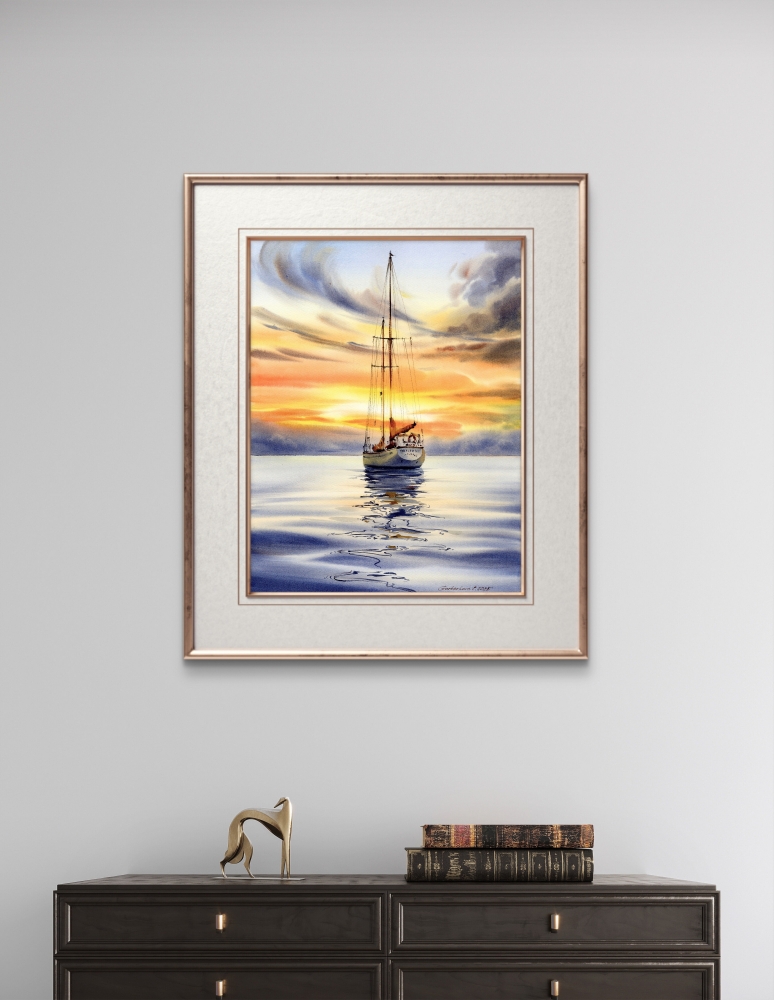 Golden hour on a yacht #2