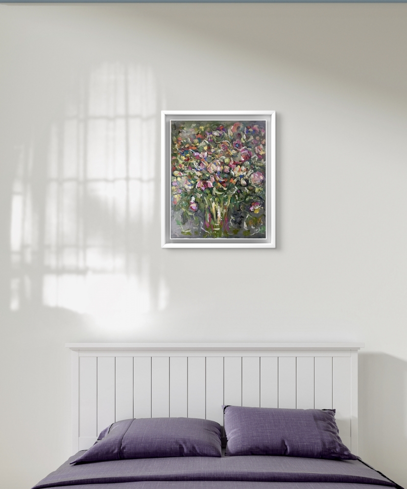Golden Garden” – Original Oil Painting on Canvas