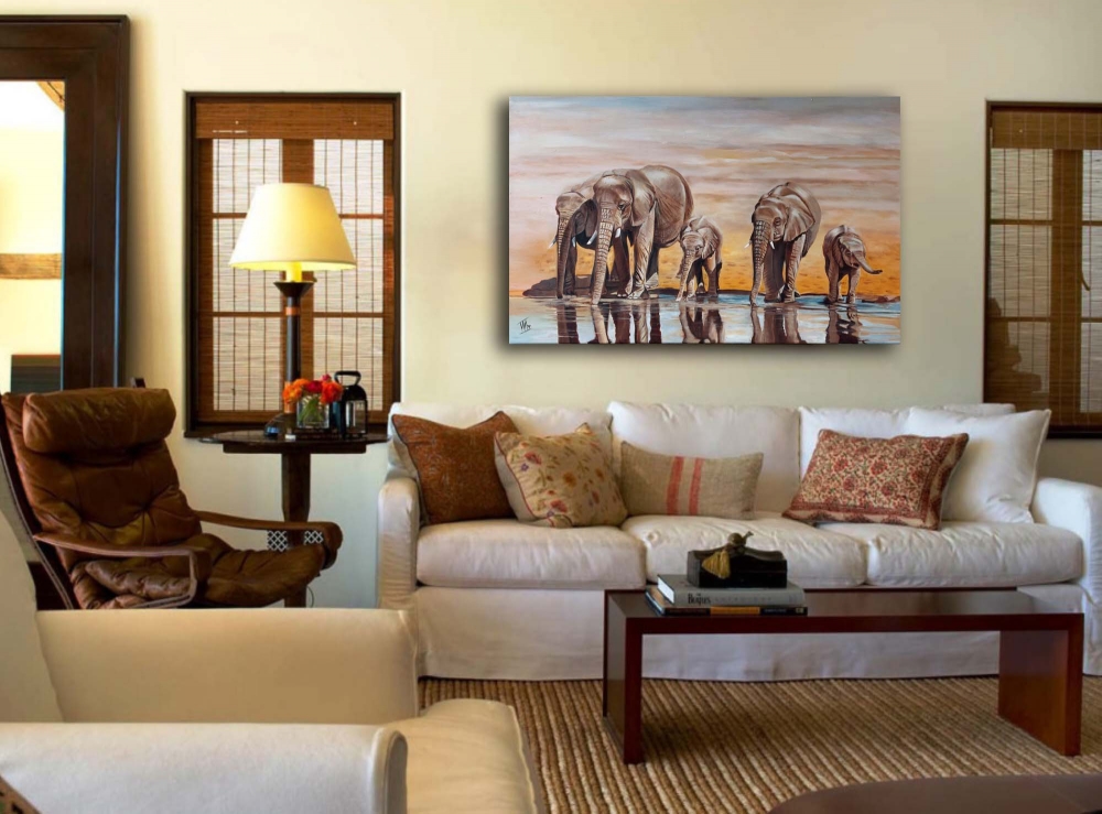 Elephants in the Desert