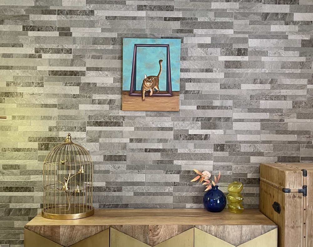 Cat Out of the Frame